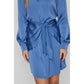 Blue Recycled Polyester Short