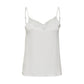 White Polyester Tank Top