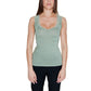 Green Viscose Tank Top