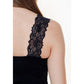 Black Viscose Tank Top