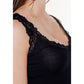 Black Viscose Tank Top