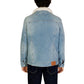 Light Blue Cotton Jackets & Coat