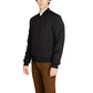 Black Polyester Jackets & Coat
