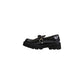 Black Leather Platform