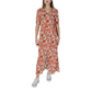 Red Viscose Long