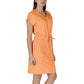 Orange Cotton Midi