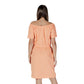 Orange Cotton Short