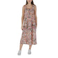 Multicolor Cotton Long