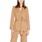 Beige Polyester Blazer