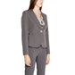 Gray Polyester Blazer