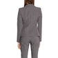 Gray Polyester Blazer