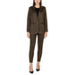 Green Polyester Blazer