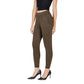 Green Polyester Skinny Pant
