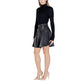 Black Viscose Midi
