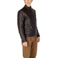 Brown Viscose Jackets & Coat