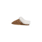 Brown Suede Leather Slipper