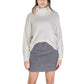 Cream Marabou Turtleneck