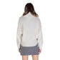 Cream Marabou Turtleneck
