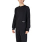 Black Cotton Sweatshirt