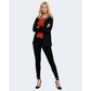 Black Polyester Blazer