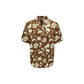 Brown Viscose Shortsleeve