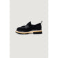 Black Leather Platform