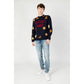 Blue Marabou Sweater
