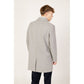 Gray Polyester Coat