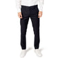 Blue Polyester Pant
