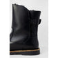 Black Leather Ankle