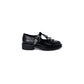 Black Leather Lace-Up Boot