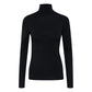 Black Viscose Turtleneck