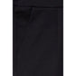 Black Polyester Mini Skirt