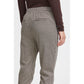 Beige Polyester Pant