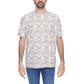 Beige Polyester T-Shirt