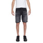 Black Cotton Bermuda