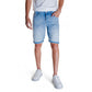 Light Blue Cotton Bermuda