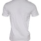 White Graphic Print Cotton Crew Neck T-shirt