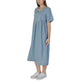 Light Blue Cotton Long