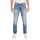 Blue Cotton Slim Fit Jean