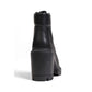 Black Recycled Leather High Heel