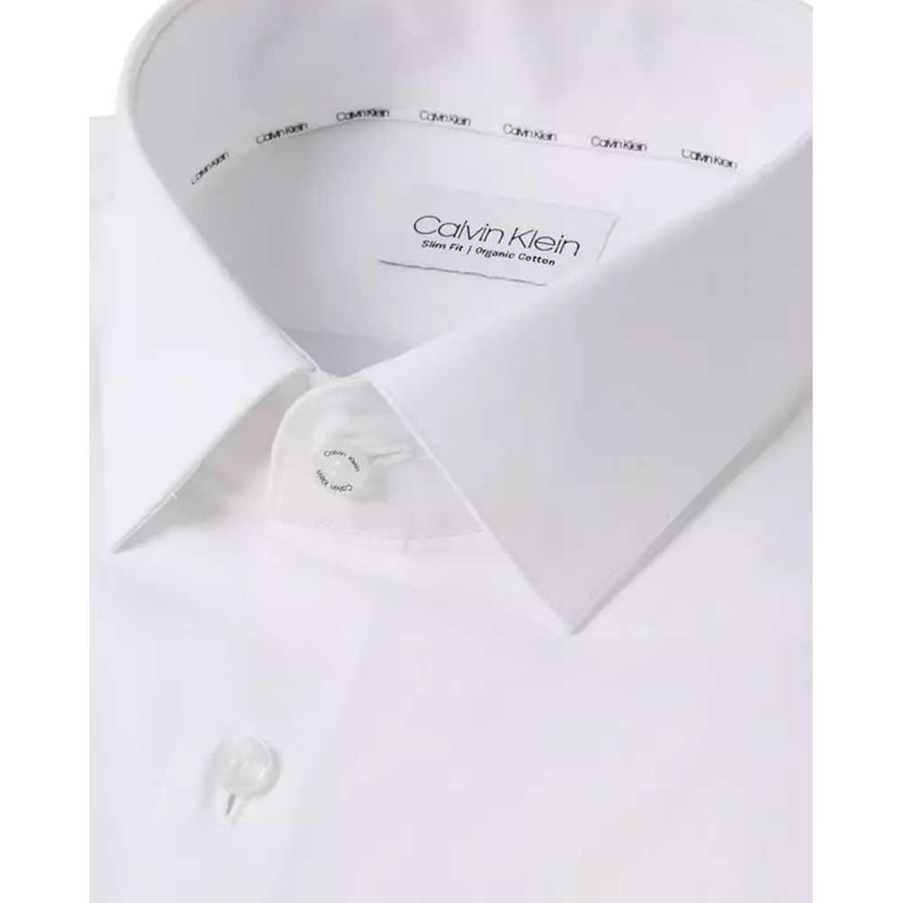 White Cotton Dress Shirt
