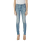 Blue Cotton Skinny Jean