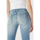 Blue Cotton Skinny Jean