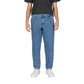 Blue Cotton Relaxed Fit Jean