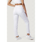 White Cotton Mom Jean