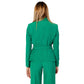 Green Polyester Blazer