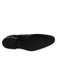 Black Leather Lace Up Derby Formal Shoes
