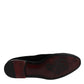 Black Velvet Loafers Formal Men Dress Shoes