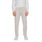 Beige Polyester Pant